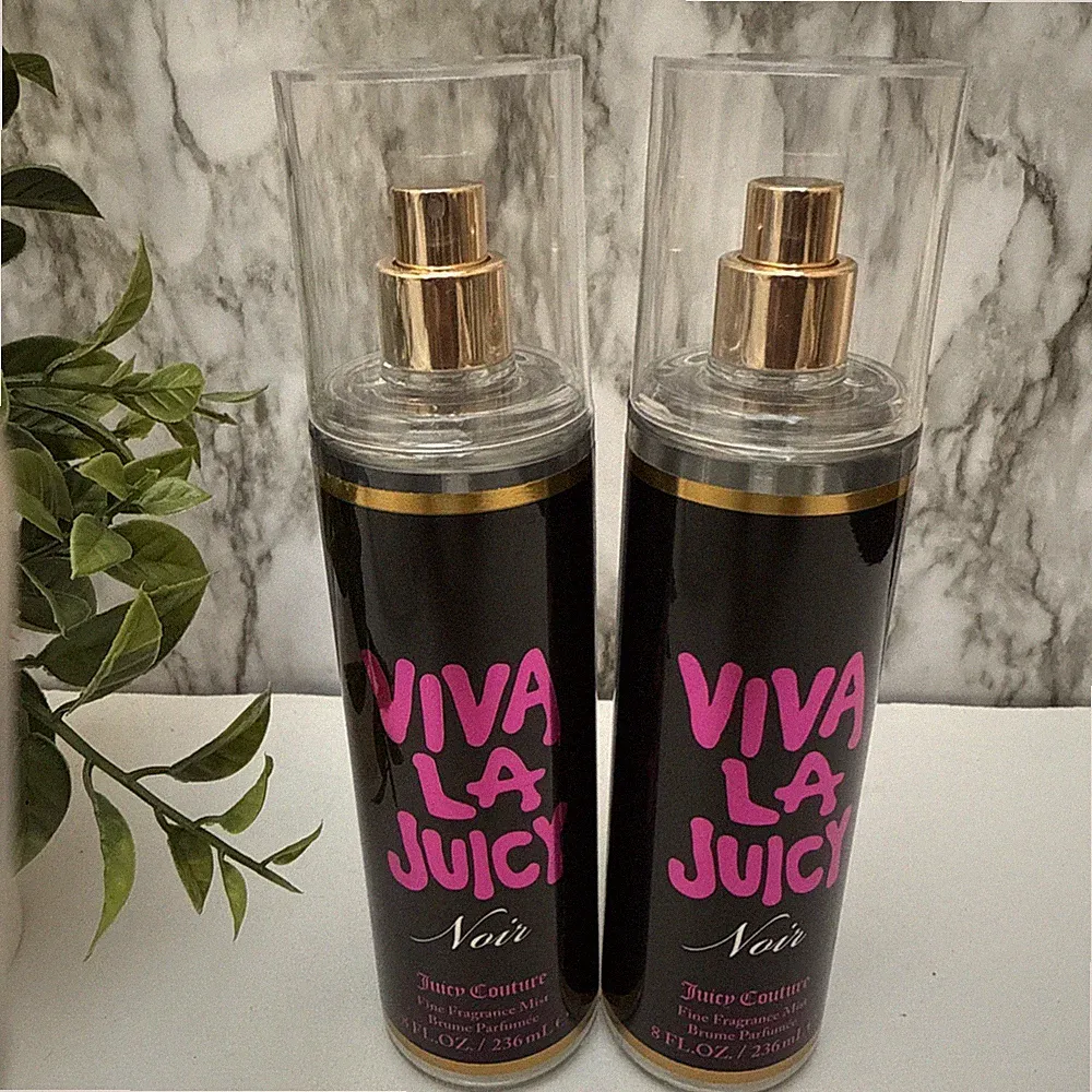 2x Juicy Couture Viva La Juicy Noir Fine Fragrance Body Mist 8 oz Each New