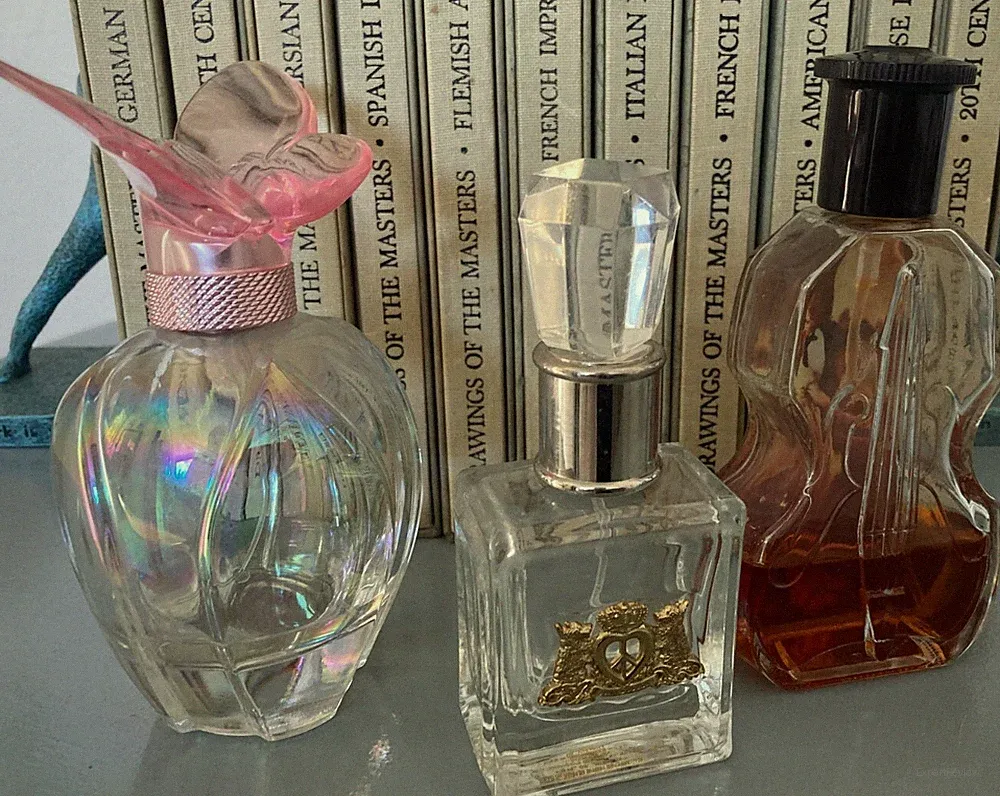 Collection of 3 Perfume Bottles Mariah Carey Juicy Couture Eau De Cologne