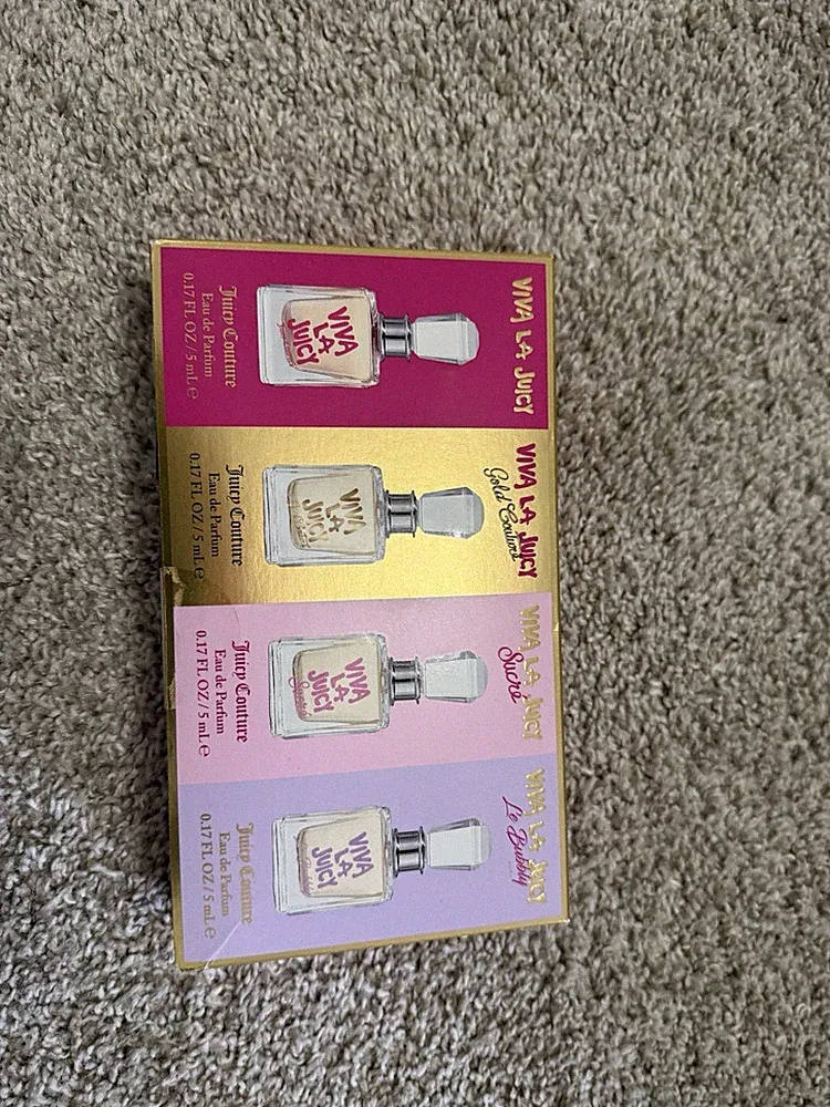 Juicy Couture Fragrance Travel Size 4 Pack Gift Set