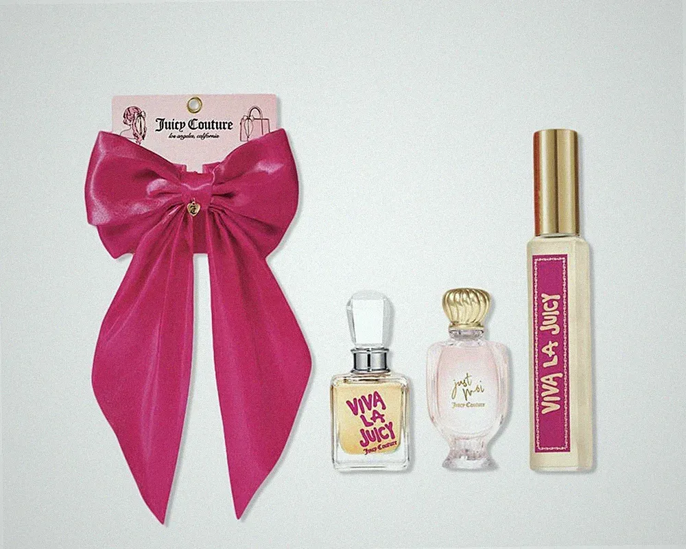 Juicy Couture Perfume Viva La Juicy & Just Moi Eau De Parfum + Pink Bow Clip NEW