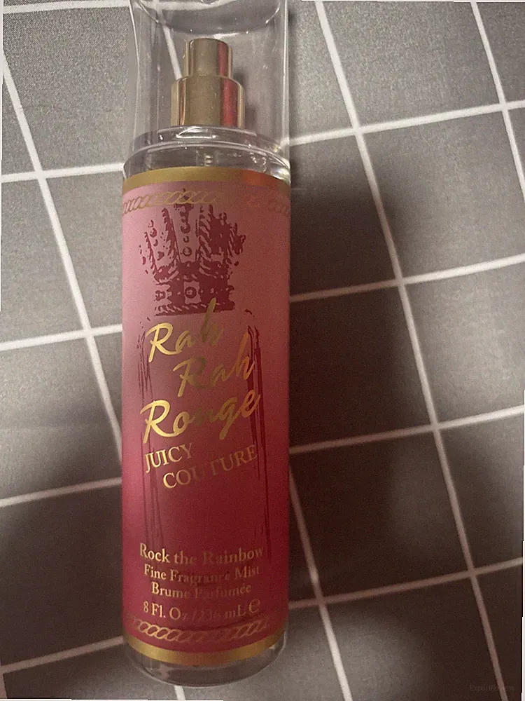 Juicy Couture Rock The Rainbow Rah Rah Rouge Body Mist for Women, 8.0 fl oz