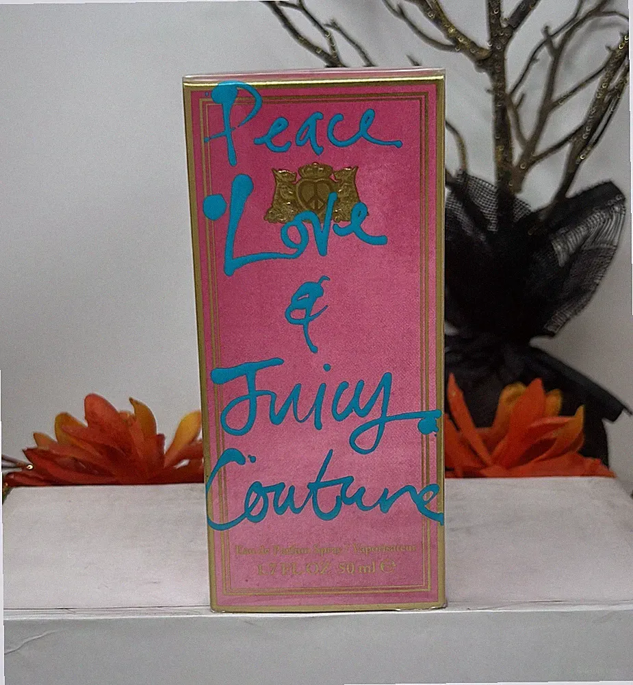 Peace, Love and Juicy Couture 1.7oz Eau de Toilette Floral Perfume for Women