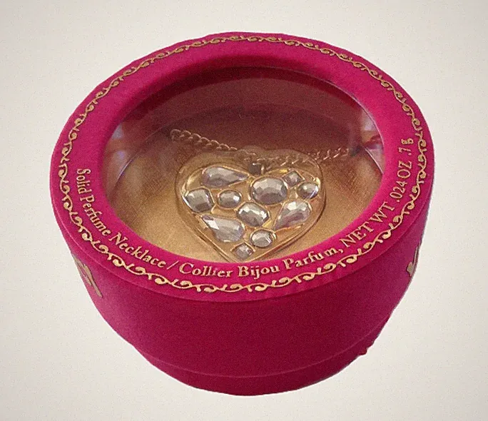 Viva La Juicy SOLID PERFUME Heart Locket, 32" Necklace JUICY COUTURE *NEW IN BOX
